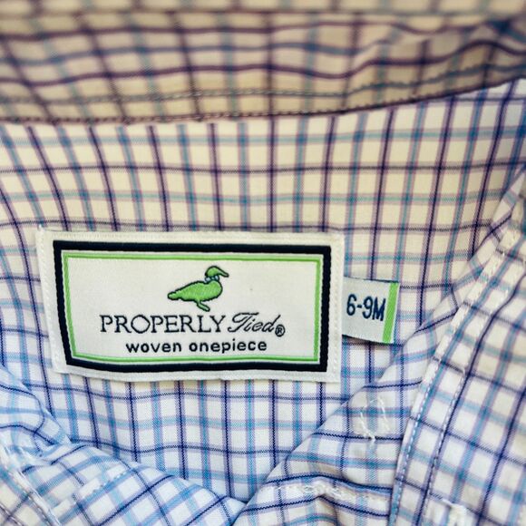 Properly Tied Baby Seasonal Shortall Outer Banks Size 6-9 months - Picture 5 of 5